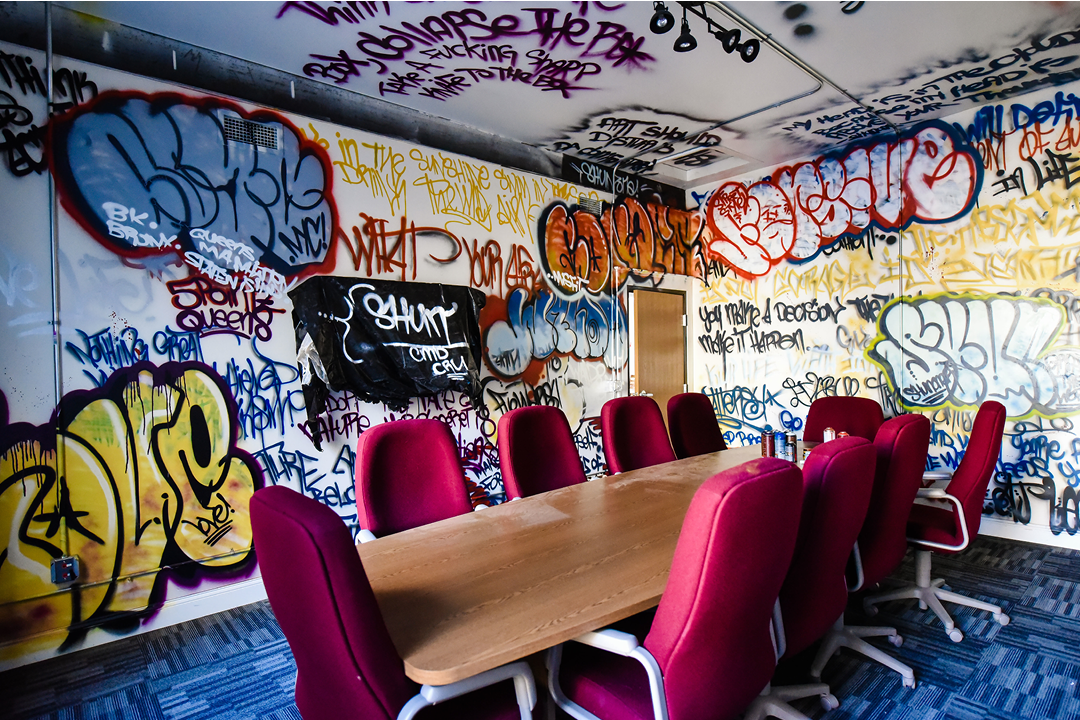 Prairie Den Graffiti Room